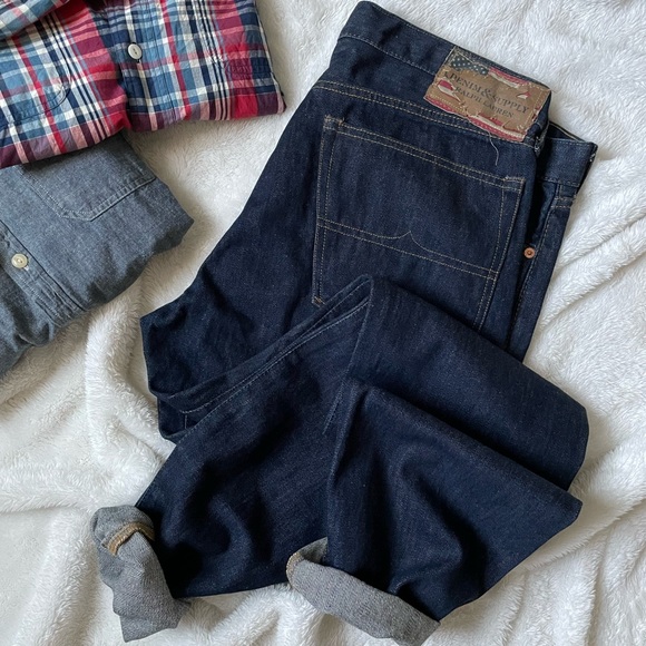 Denim & Supply dark washed denim